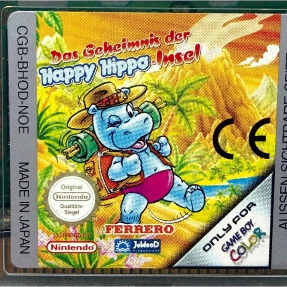 Das Geheimnis Happy Hippo-Insel Gameboy Color‎ [RARE]